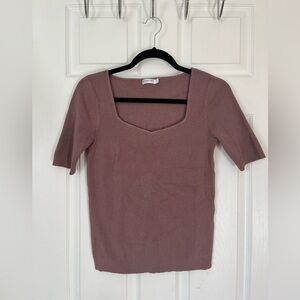 Short sleeve knitwear